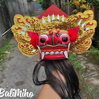 Topeng Barong Terbuat Dari Bahan